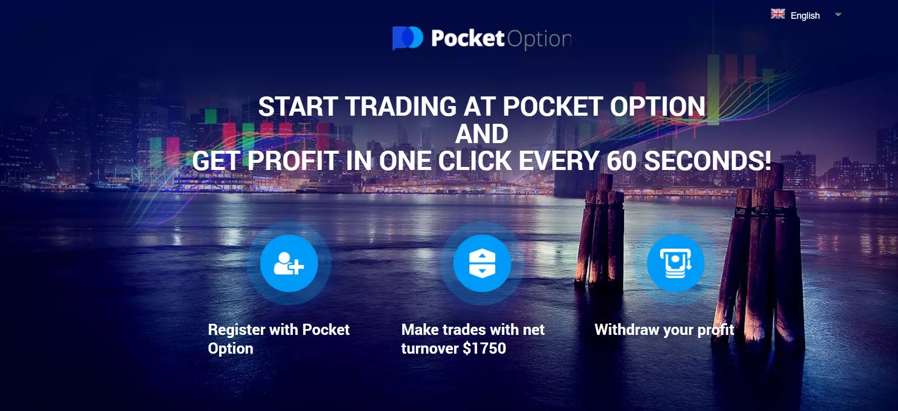 Registreer een account op PocketOption