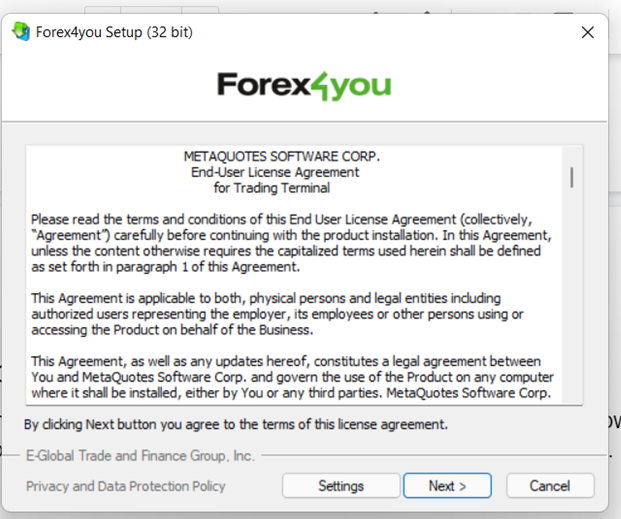 How to Set Up Forex4you MT4