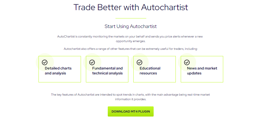 Additional Trading Tools of Global Prime - Autochartist