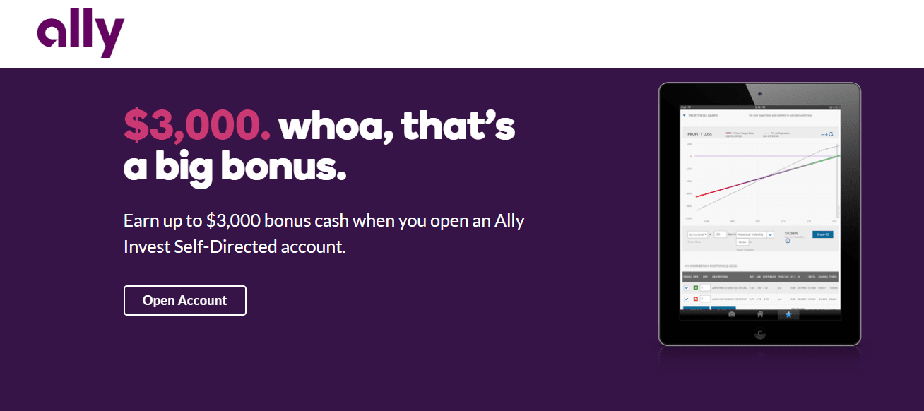 Ally review - Bonus de bienvenue