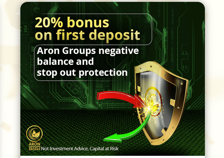 Aron Groups’ Bonuses — Negative balance protection