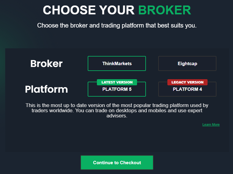 Review of Funded Trading Plus — Choose the broker and trading platform