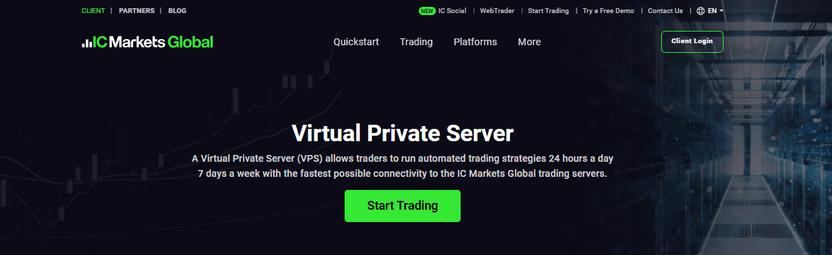 Services for Better Trading — VPS
