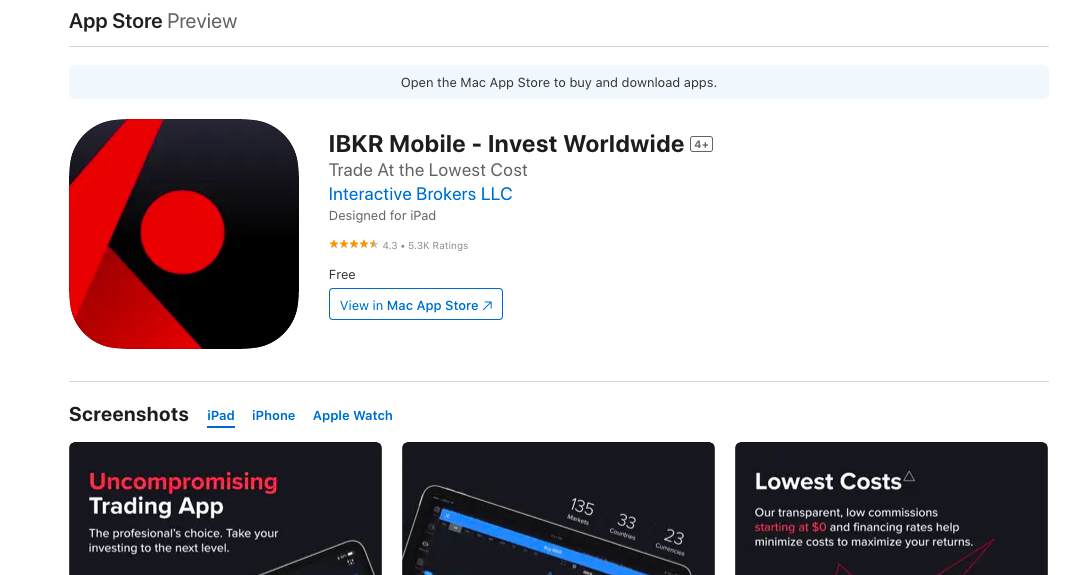 Interactive Brokers for iOS