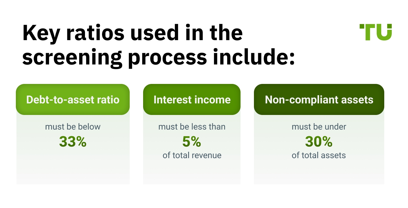 Key ratios used in the screening process include: