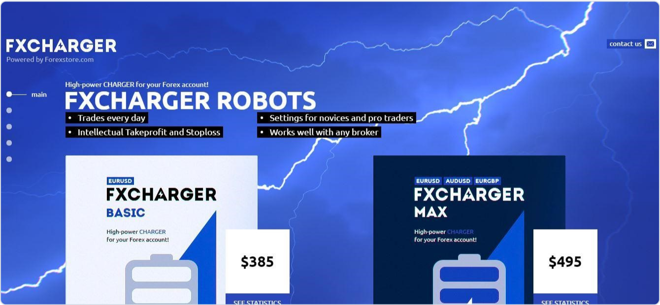 Robots de Forex pour MetaTrader 4 - FXCharger