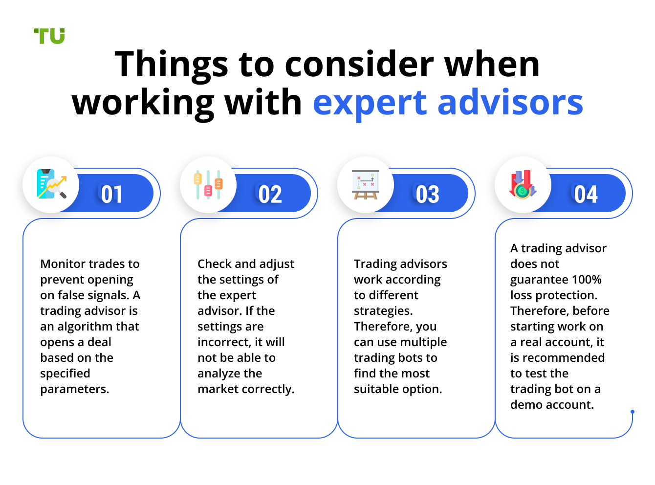Things to consider when working with expert advisors
