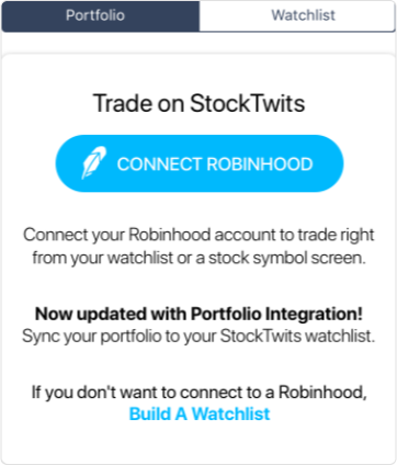 StockTwits Tools — Robinhood compliance