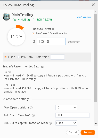 How to follow traders on ZuluTrade