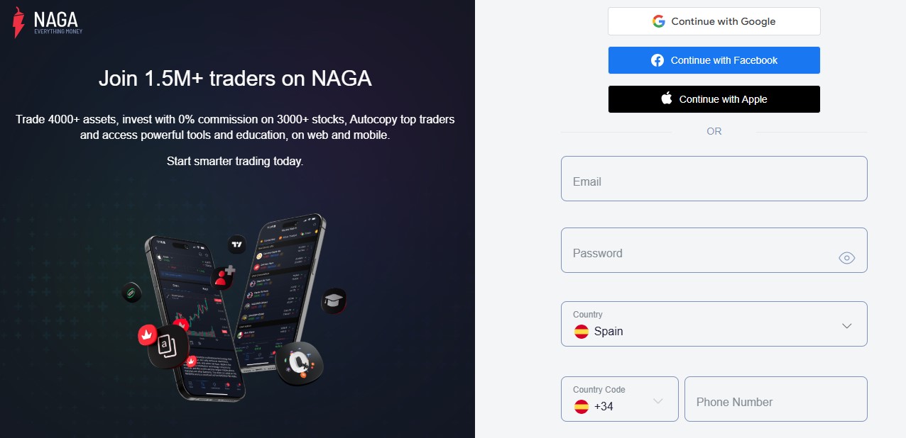 NAGA registration form