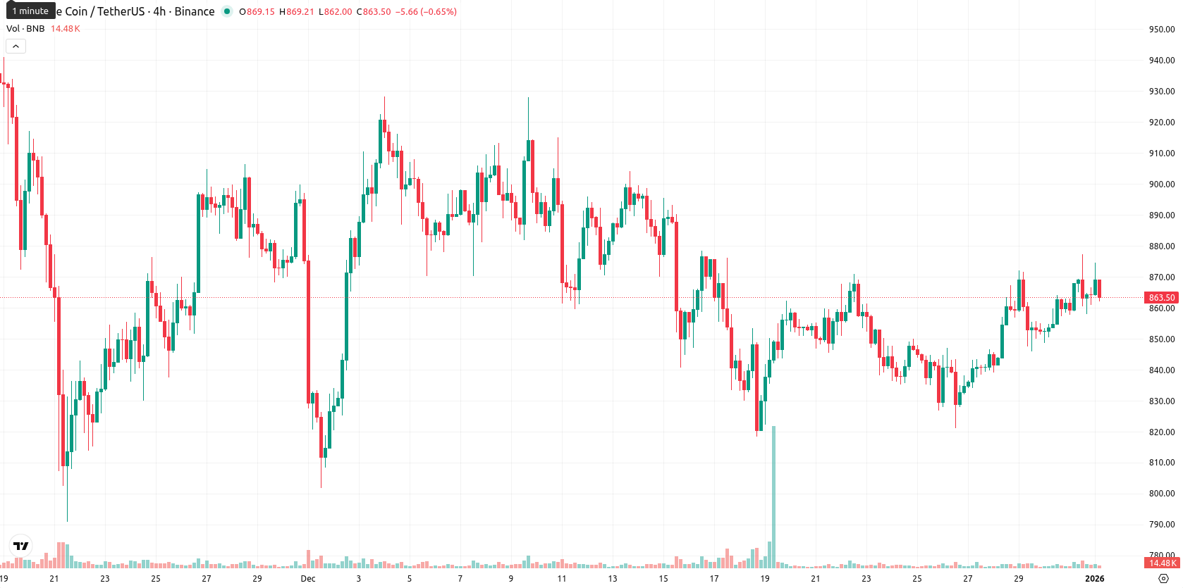 Binance Coin asset chart