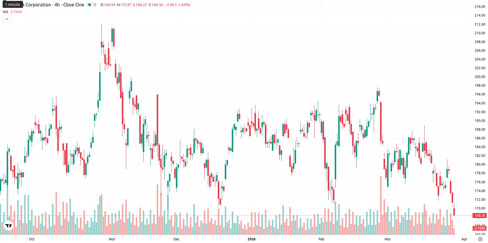 Nvidia Corp asset chart