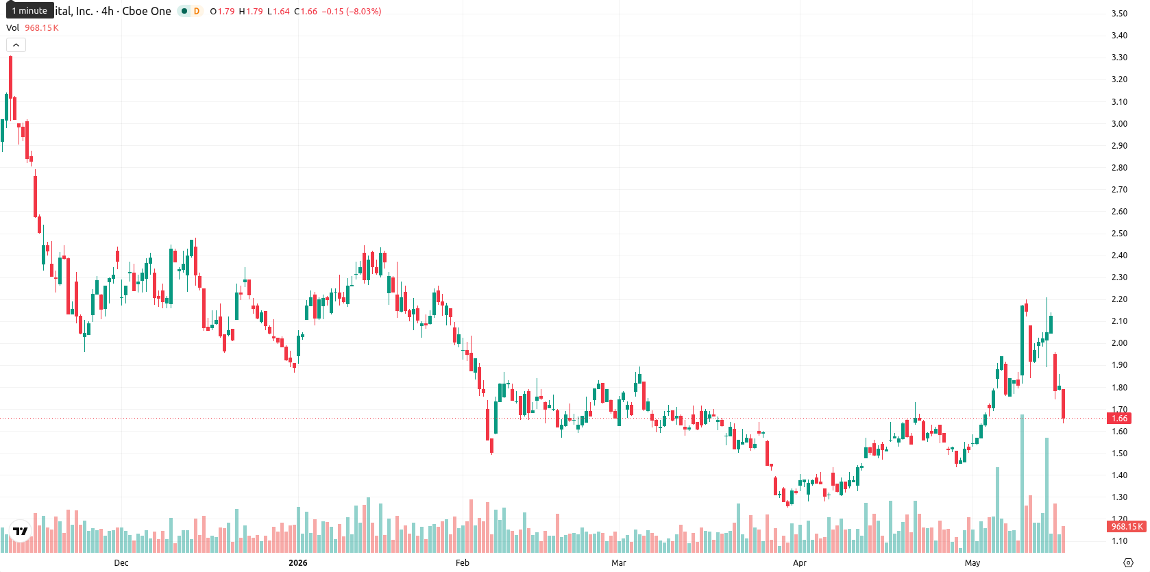 Bit Digital Inc. asset chart