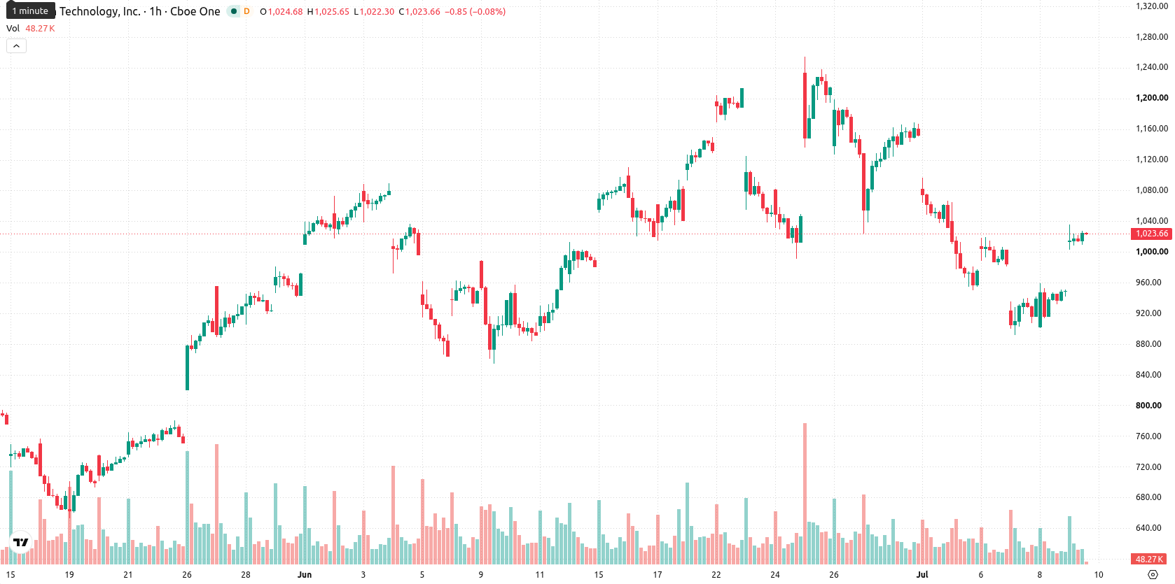 Micron Technology asset chart
