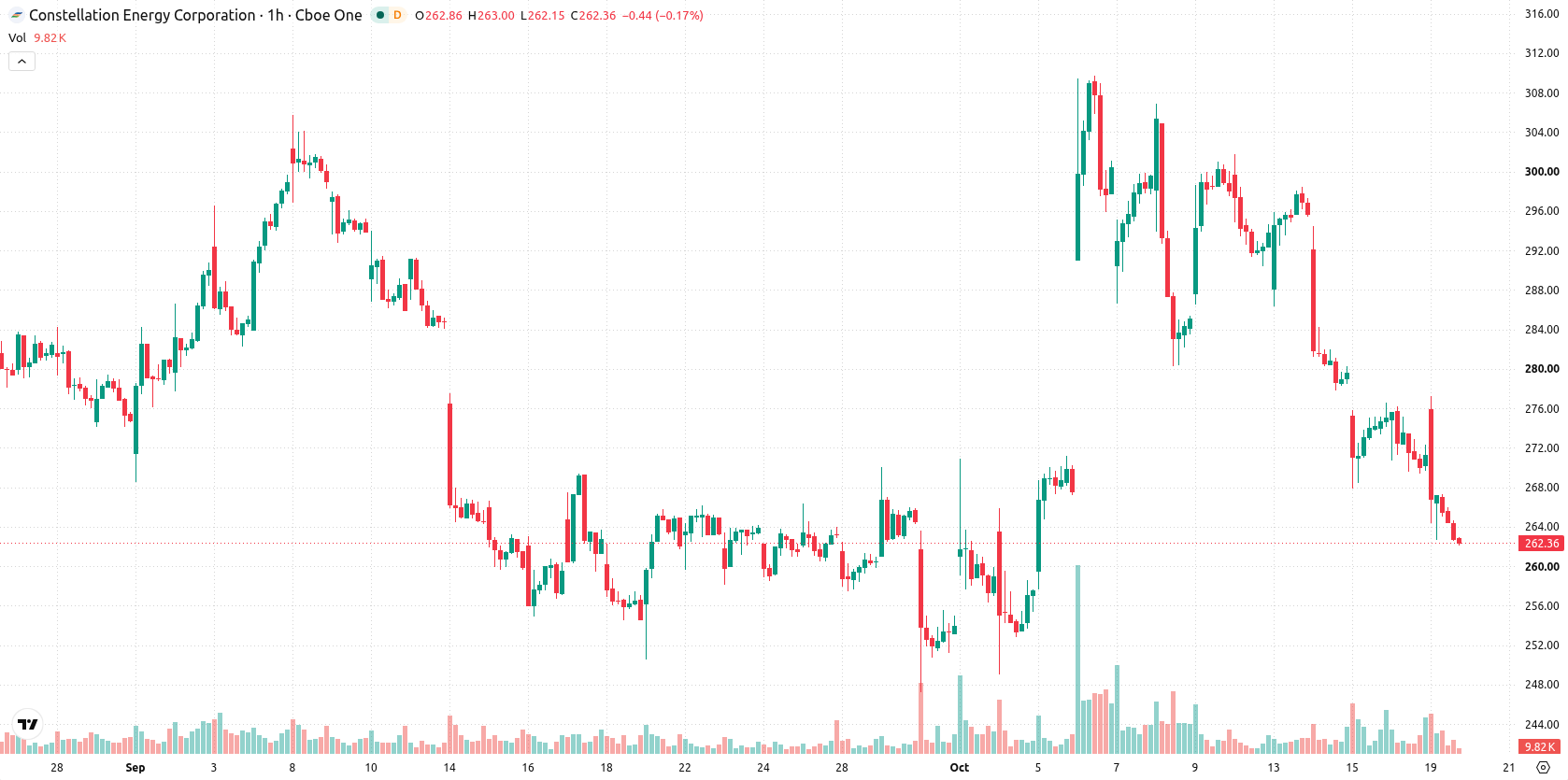 Constellation Energy asset chart