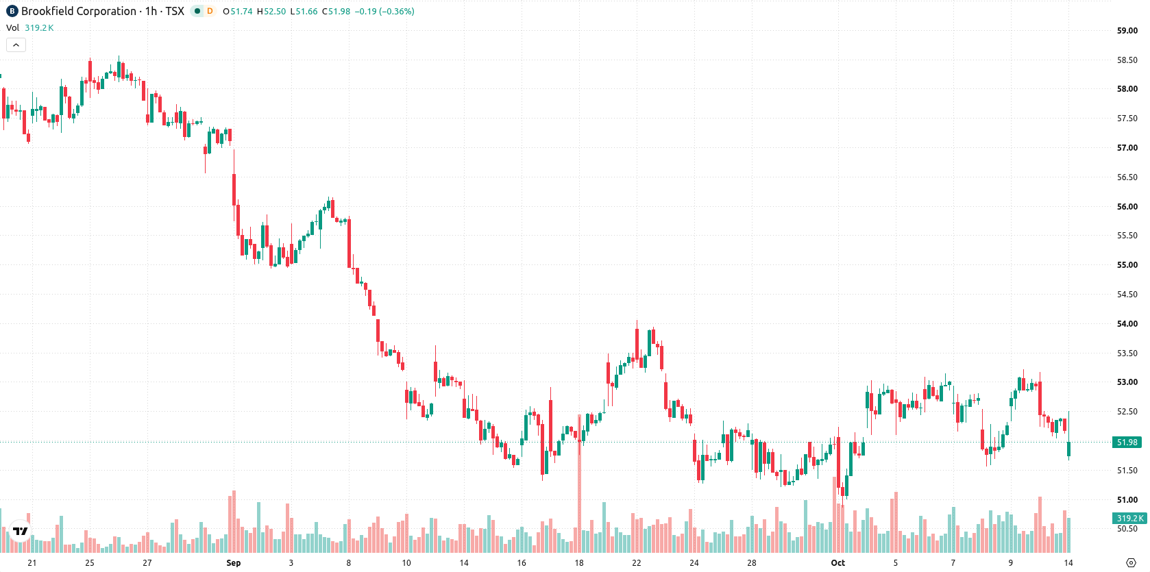 Brookfield Corporation asset chart