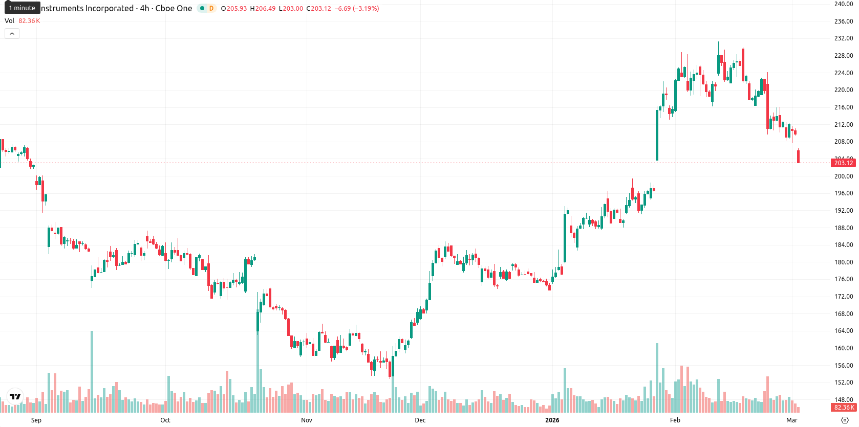 Texas Instruments Incorporated asset chart