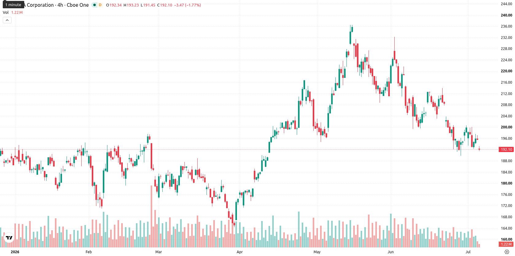 Nvidia Corp asset chart