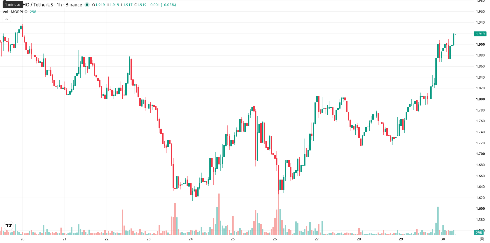 Morpho asset chart