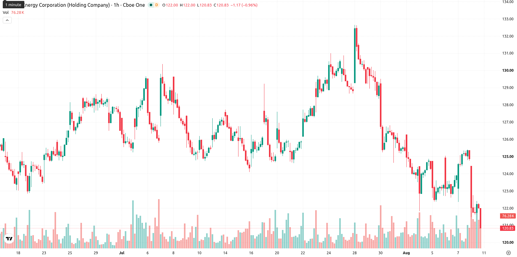 Duke Energy asset chart