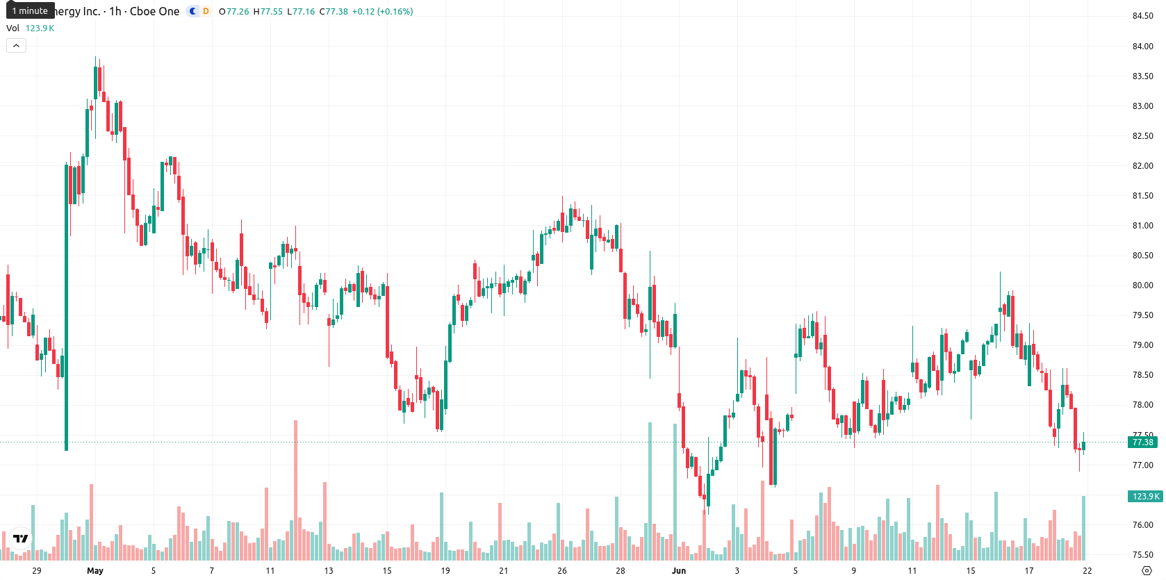 Xcel Energy Inc asset chart