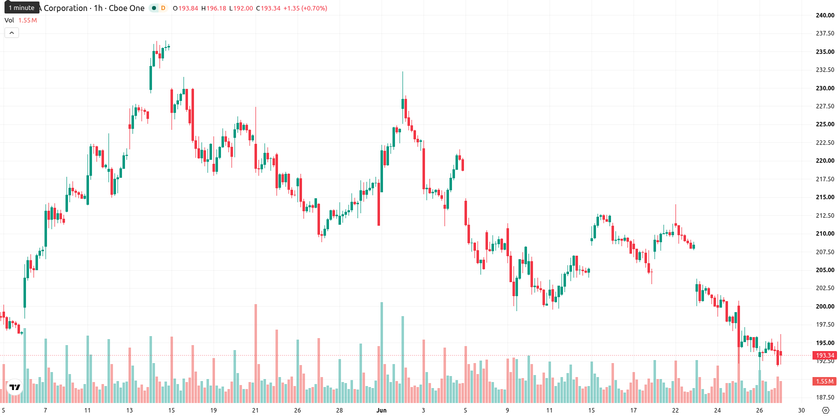 Nvidia Corp asset chart