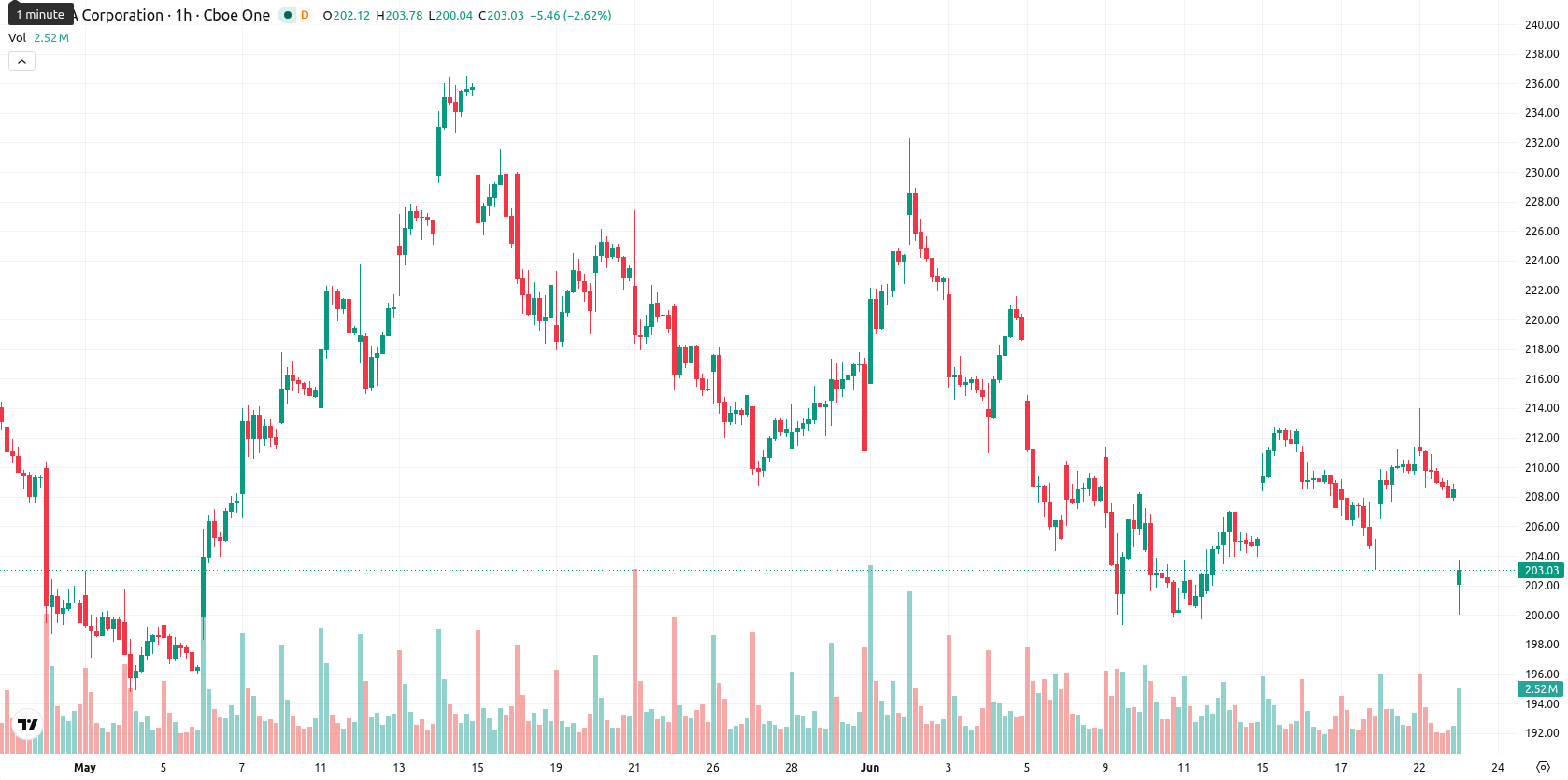 Nvidia Corp asset chart