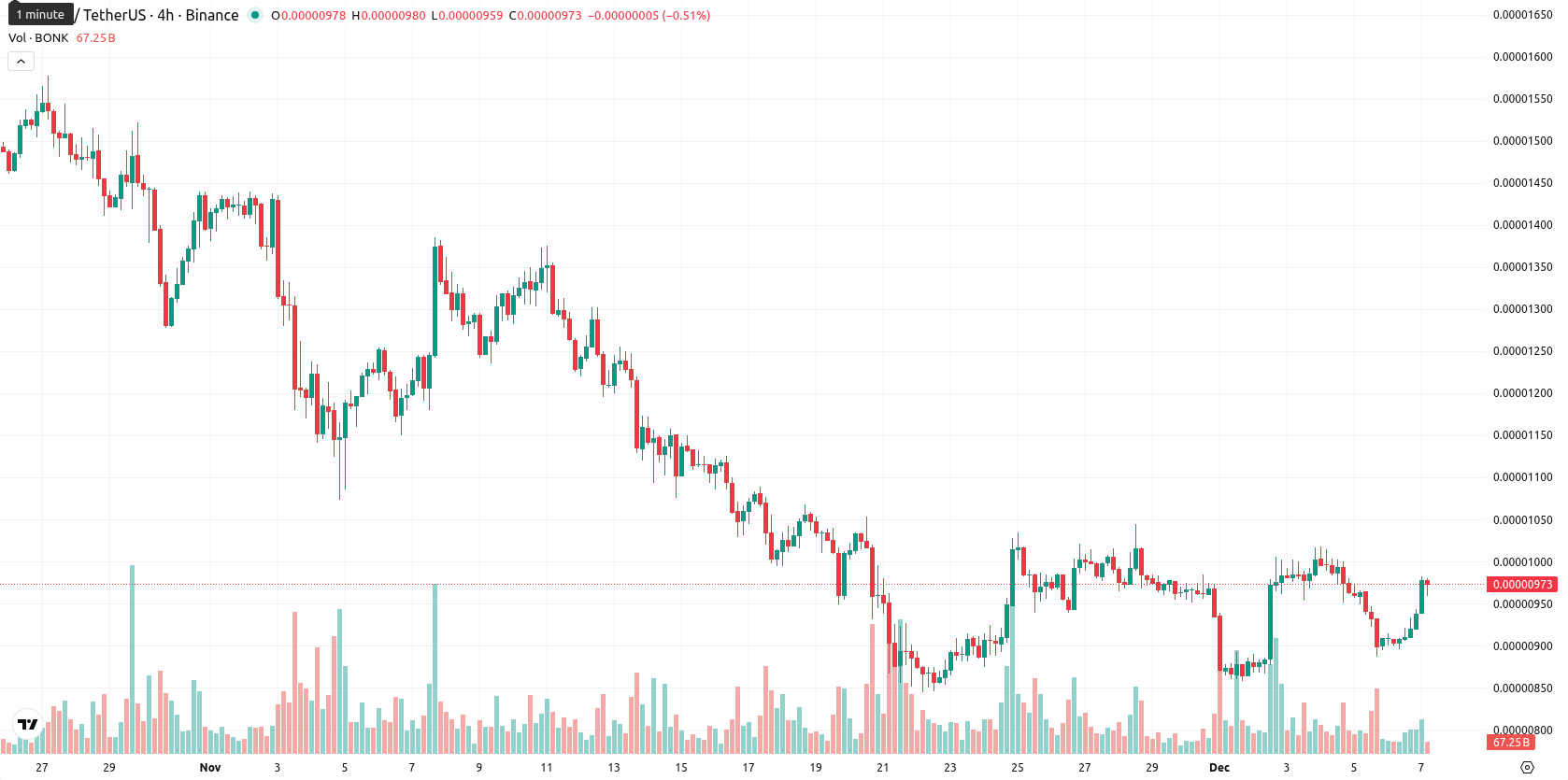 Bonk asset chart