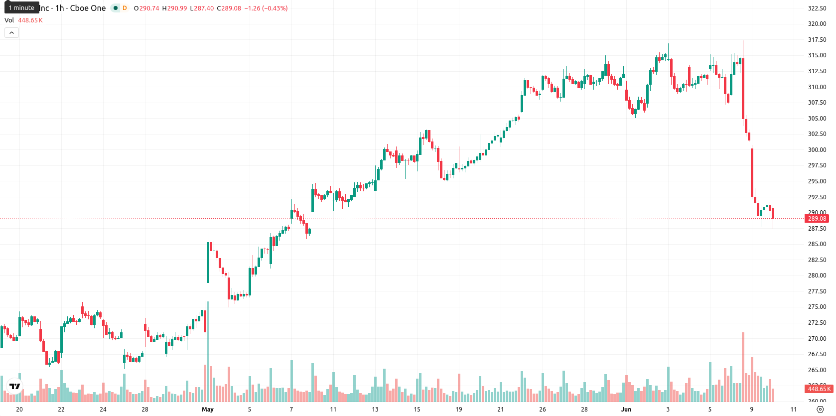 Apple Inc. asset chart