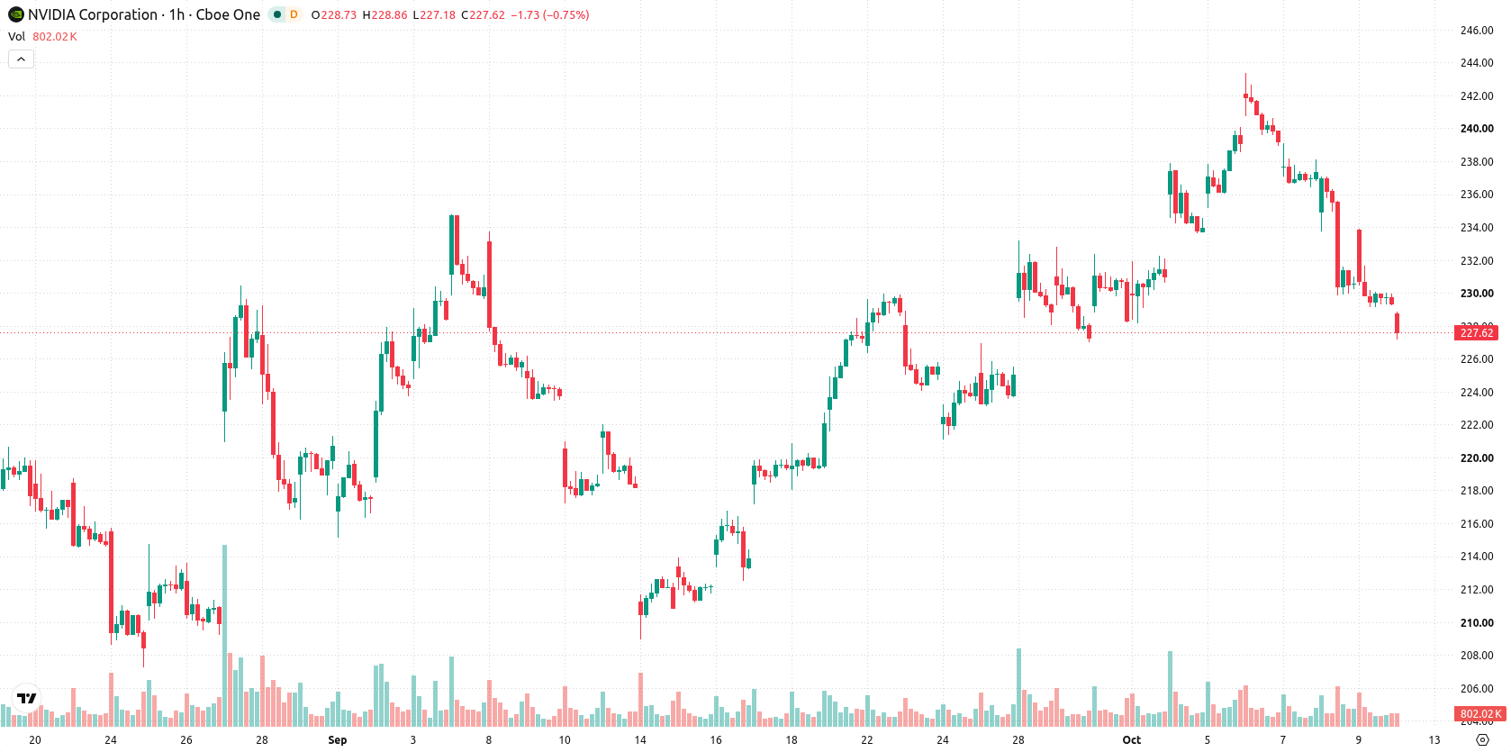 Nvidia Corp asset chart
