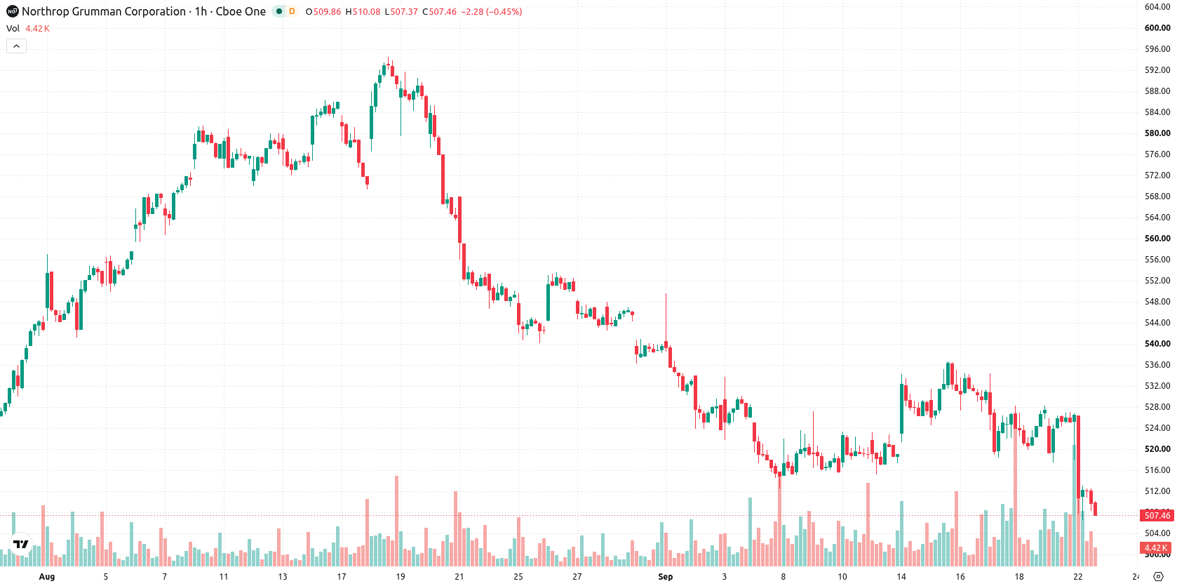 Northrop Grumman Corporation asset chart