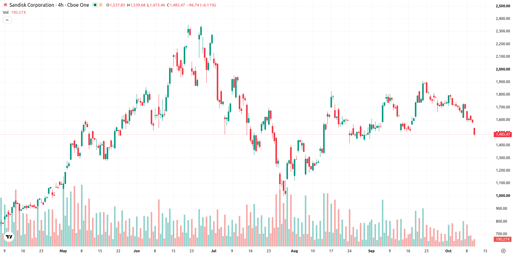 SanDisk Corporation asset chart