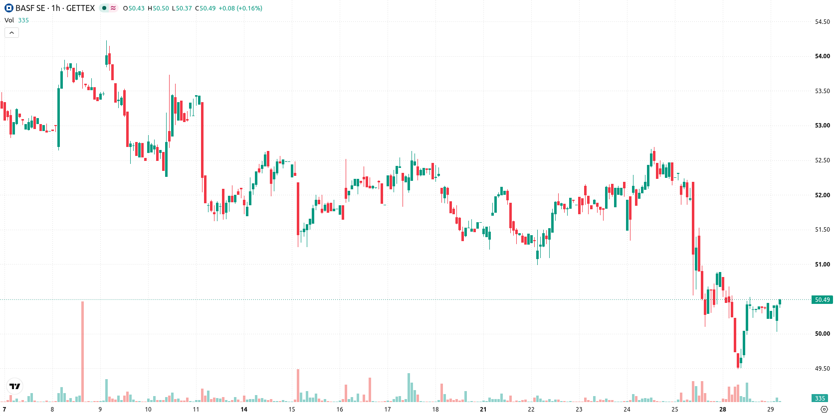 BASF SE asset chart