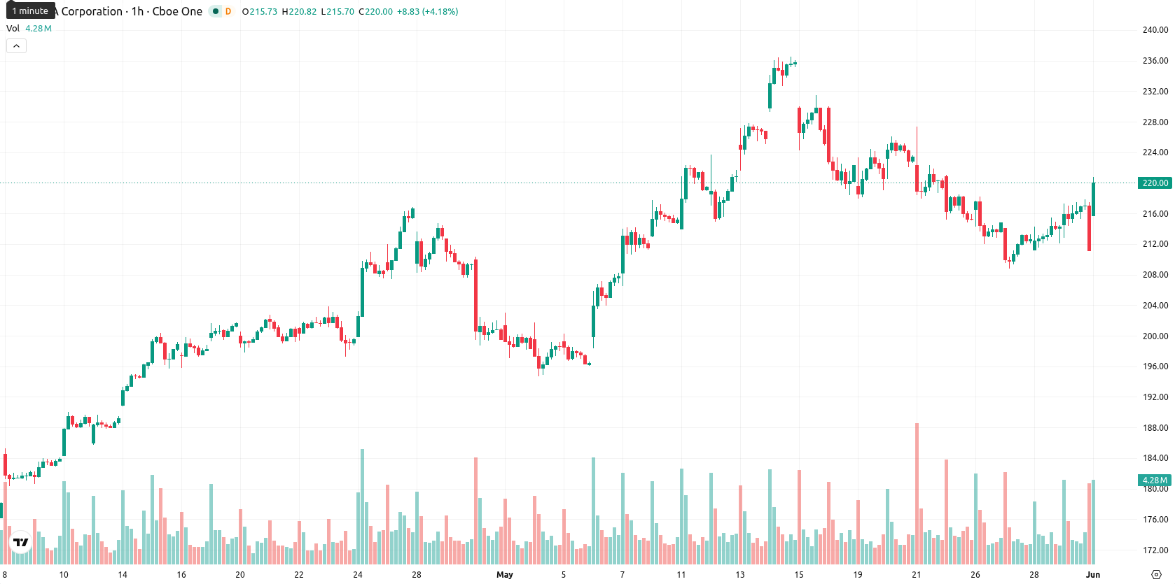 Nvidia Corp asset chart