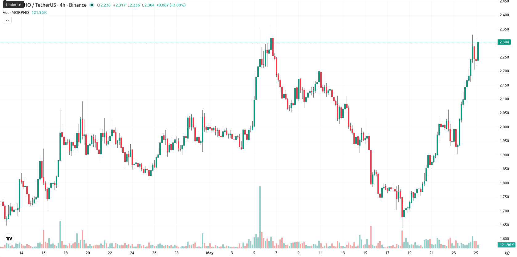 Morpho asset chart