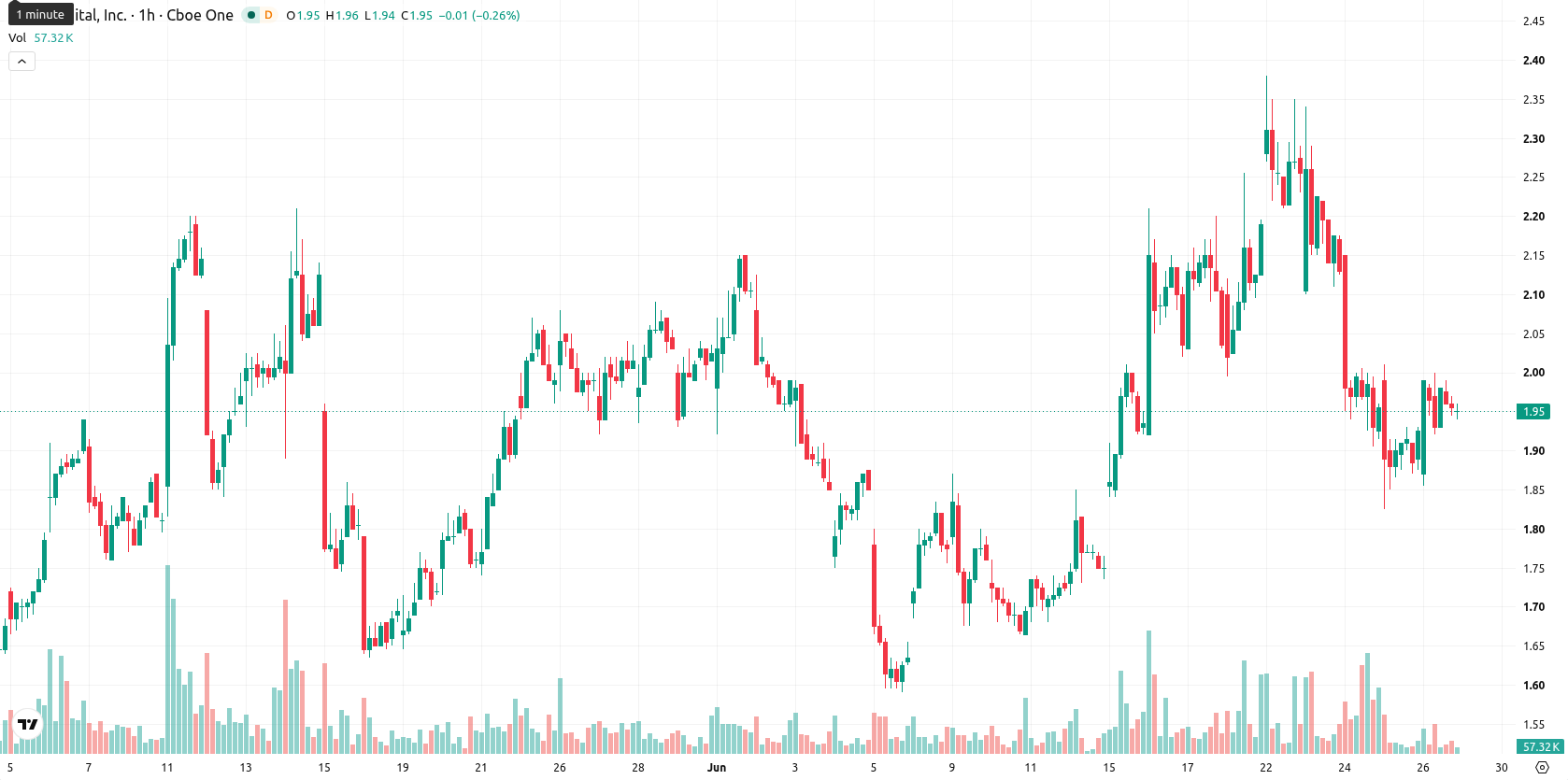 Bit Digital Inc. asset chart