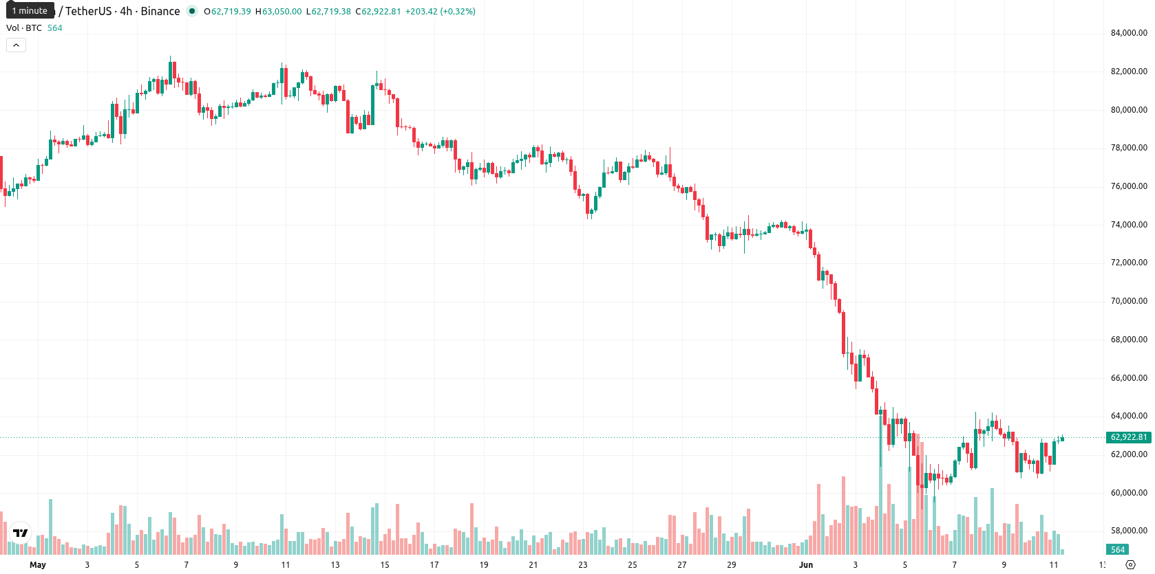 Bitcoin asset chart