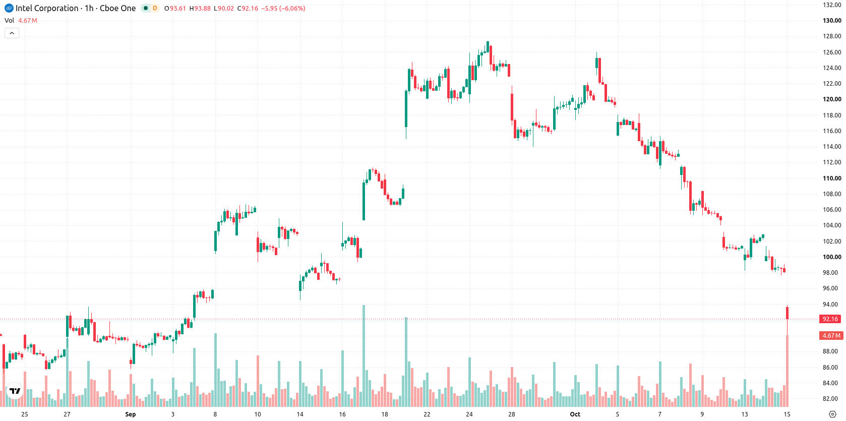 Intel Corporation asset chart