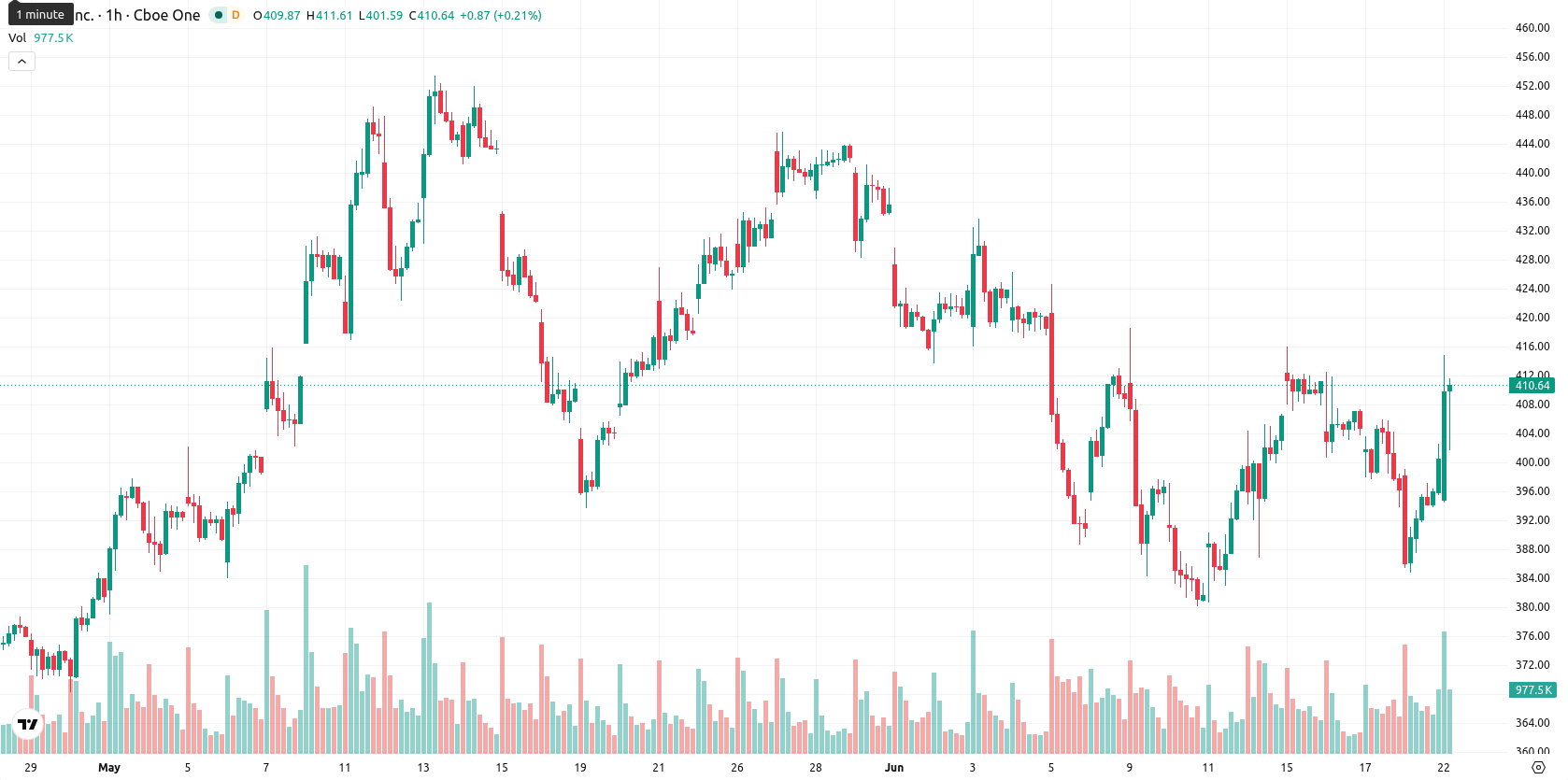 Tesla Inc. asset chart