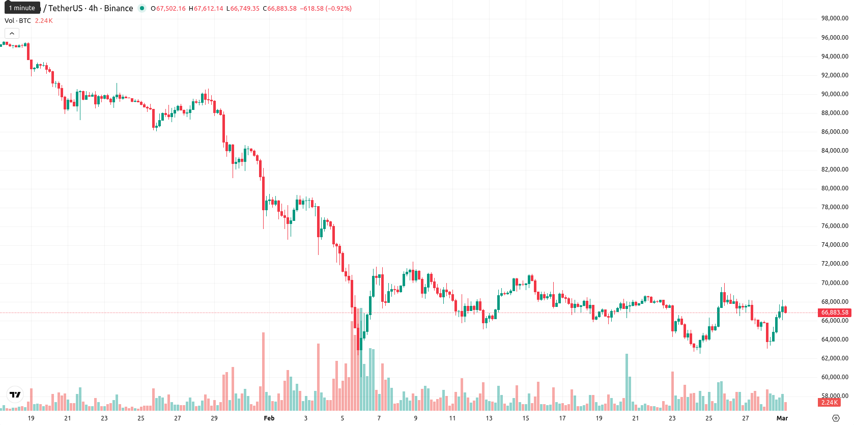 Bitcoin asset chart