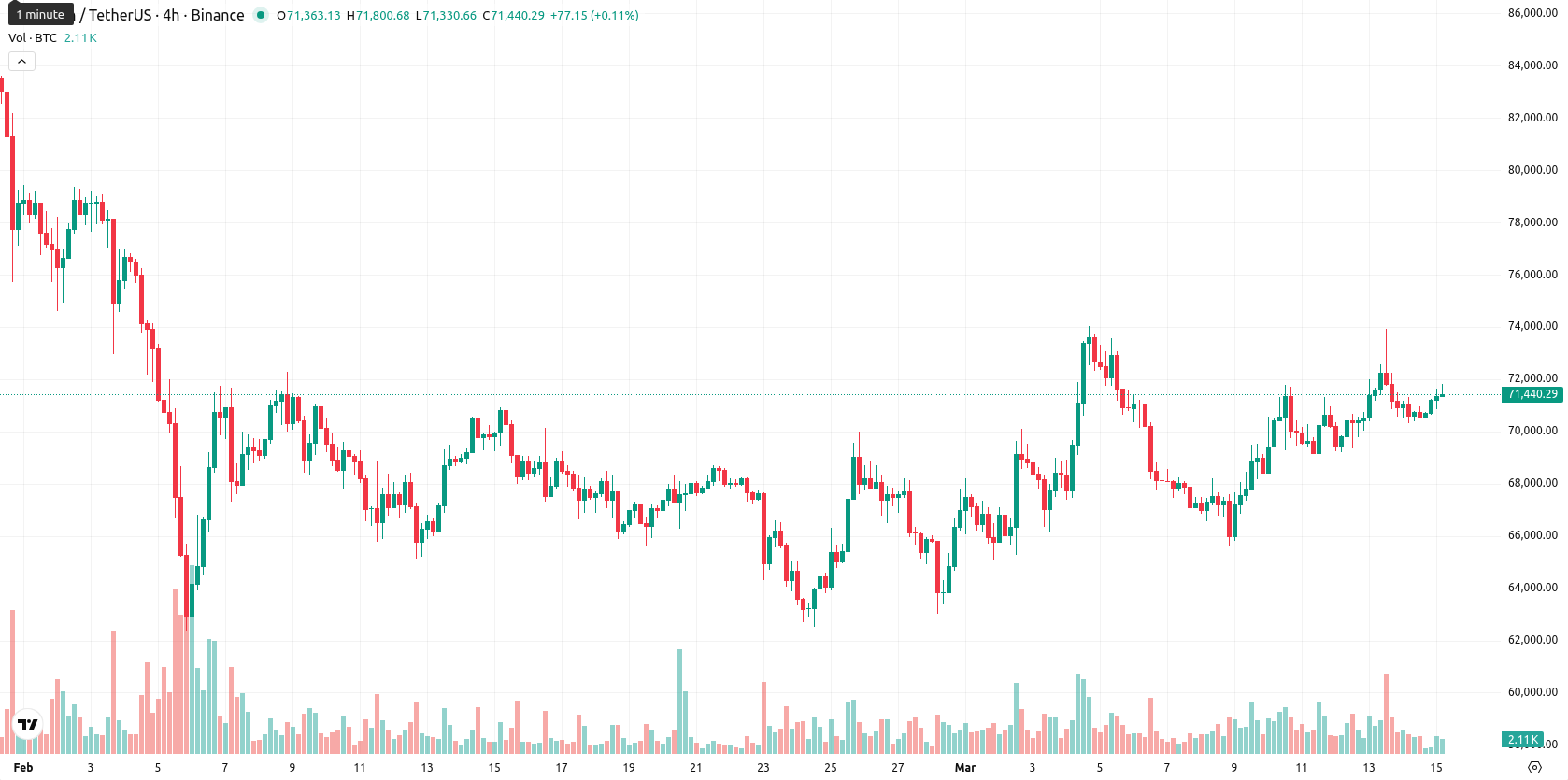 Bitcoin asset chart