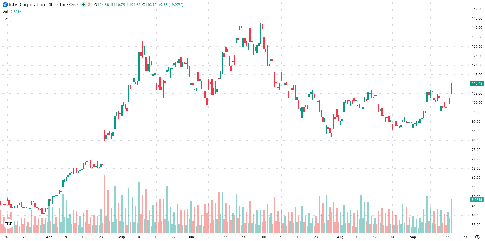 Intel Corporation asset chart