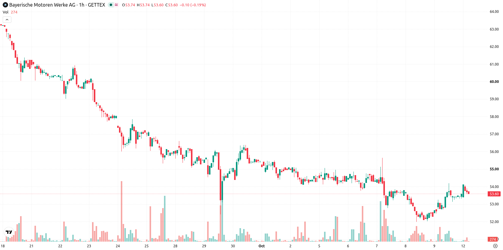 BMW AG asset chart
