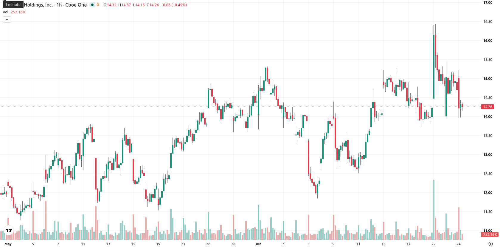 Marathon Digital Holdings asset chart