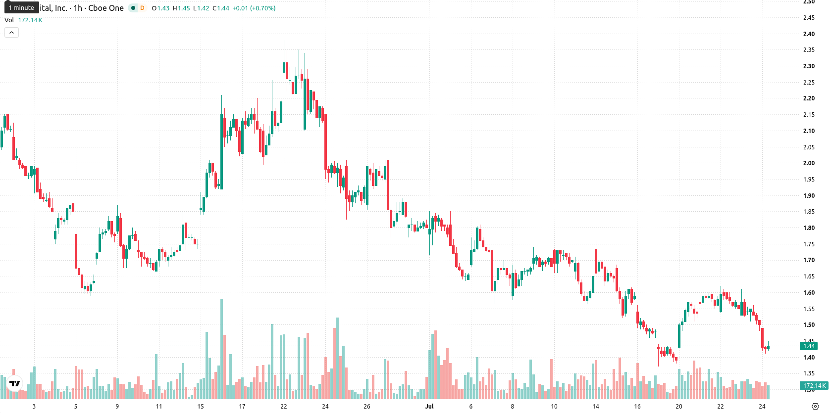 Bit Digital Inc. asset chart