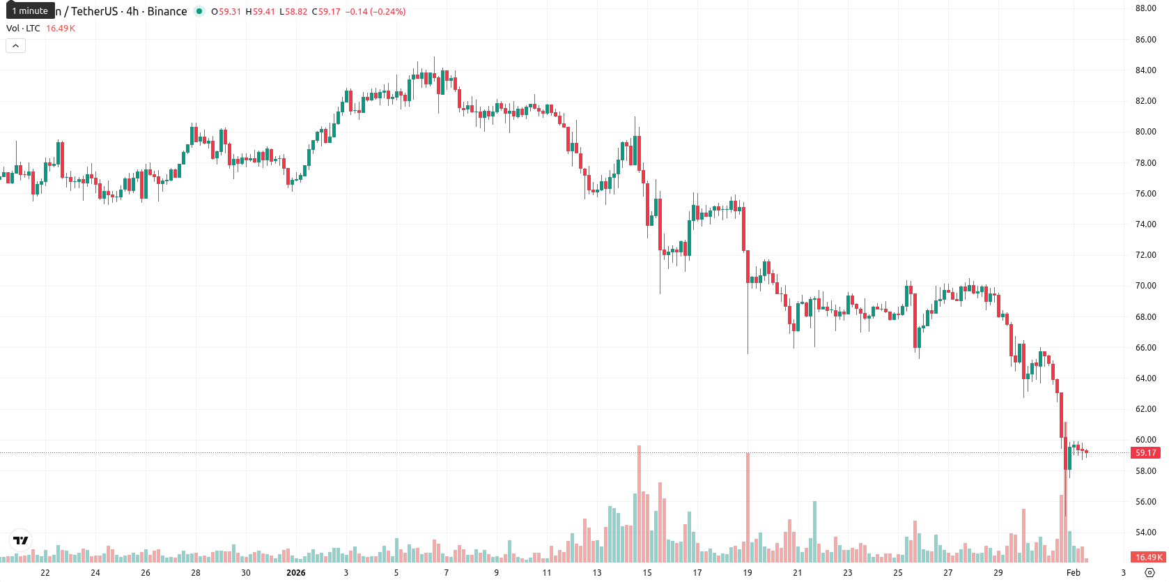 Litecoin asset chart