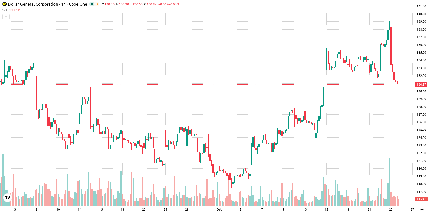 Dollar General asset chart