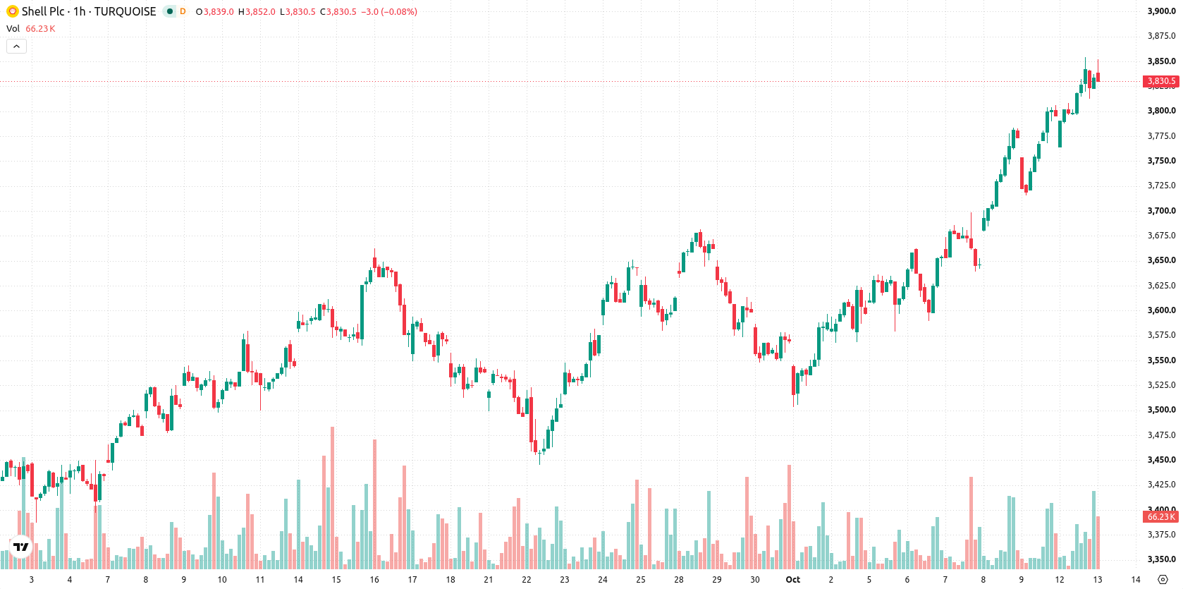 Shell asset chart