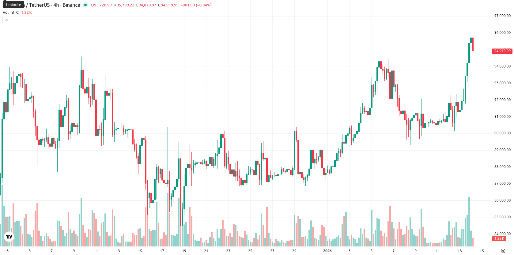 Bitcoin asset chart