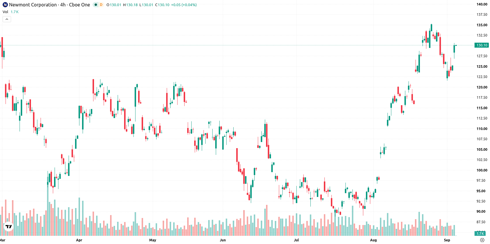 Newmont Corporation asset chart
